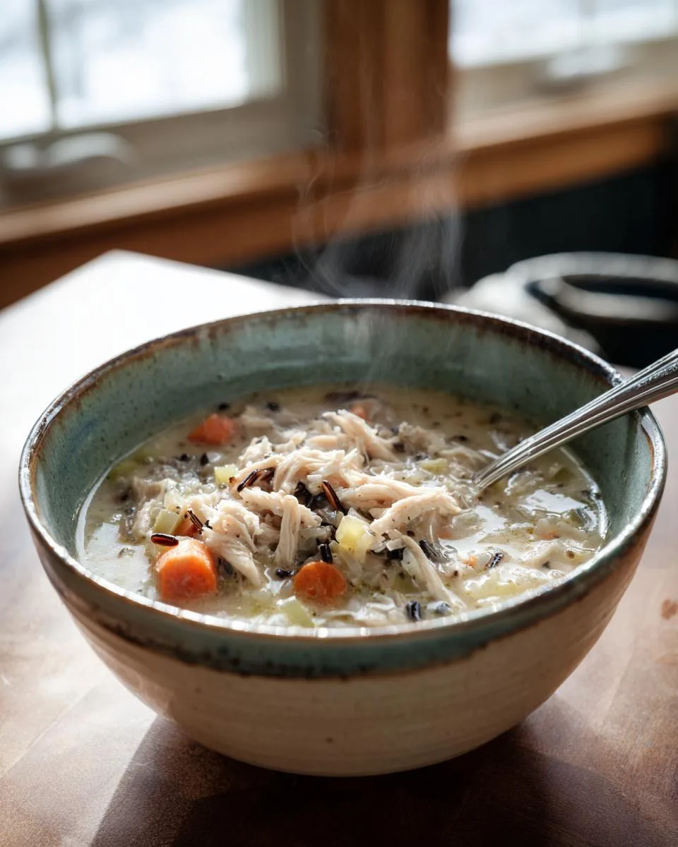 Crockpot Chicken and Wild Rice Soup - detail 4