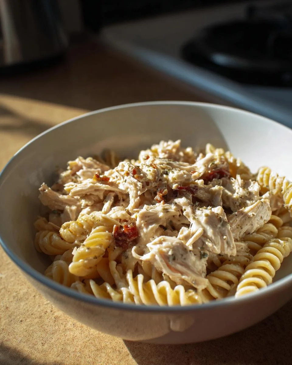 Crockpot Garlic Parmesan Chicken Pasta - detail 3