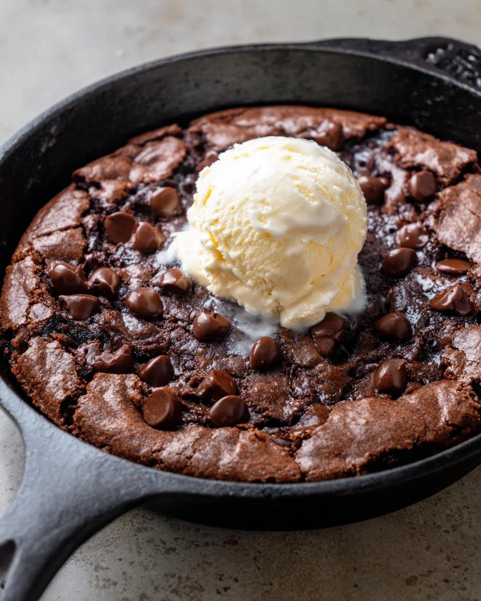 Double Chocolate Skillet Cookie - detail 3
