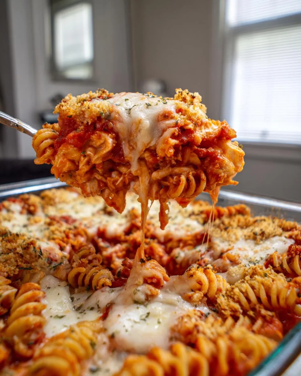 Dump-and-Bake Chicken Parmesan Casserole - detail 4
