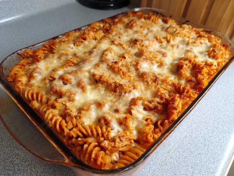 Dump-and-Bake Chicken Parmesan Casserole