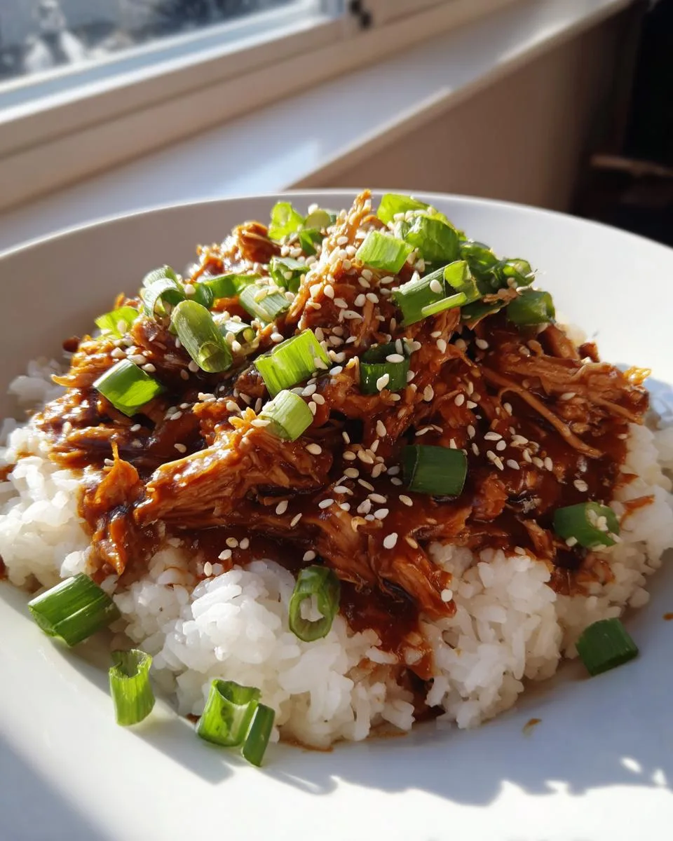 Dump and Go Crockpot Teriyaki Chicken - detail 4