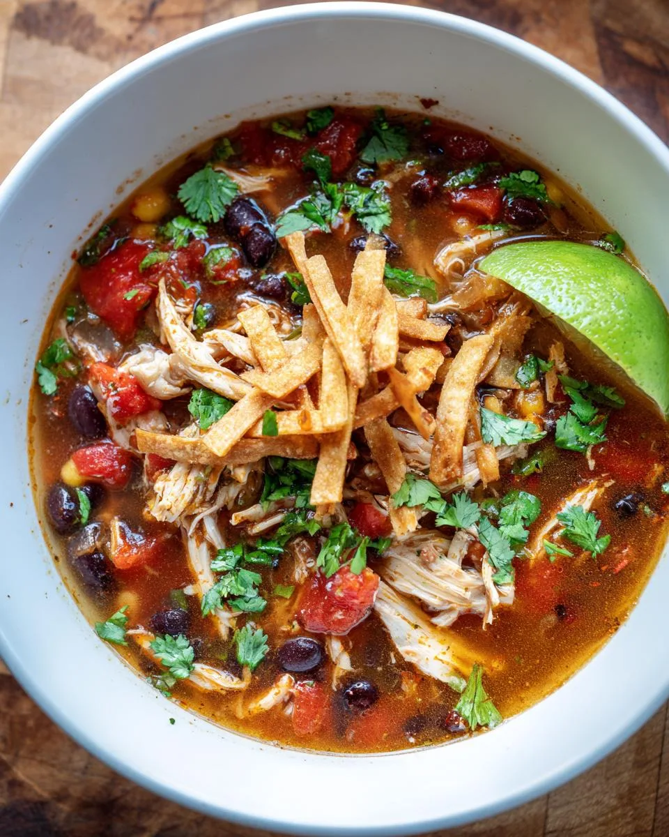 Easiest Chicken Tortilla Soup - detail 4