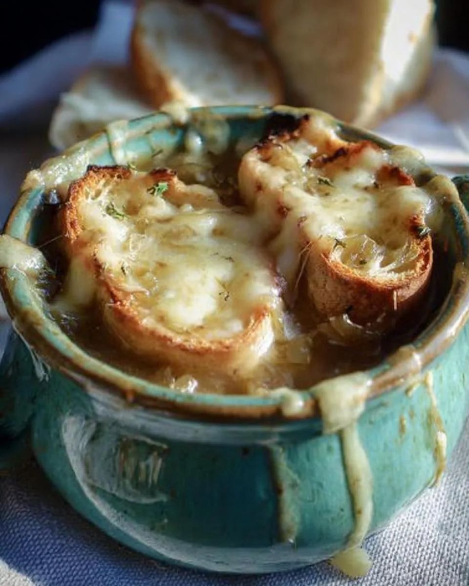 Easy Crockpot French Onion Soup with Caramelized Onions - detail 4