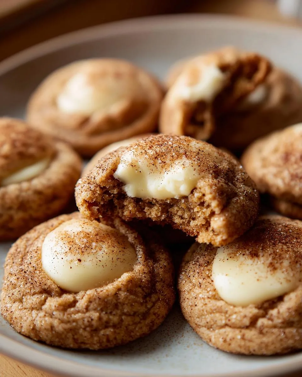 Eggnog Snickerdoodle Thumbprint Cookies - detail 3