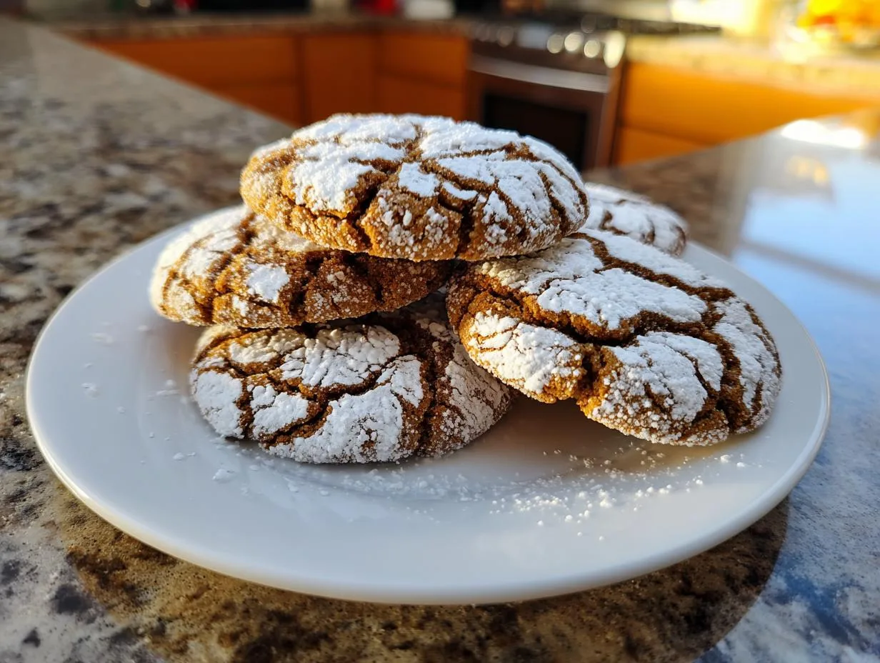 24 Irresistible Gingerbread Crinkle Cookies You’ll Crave