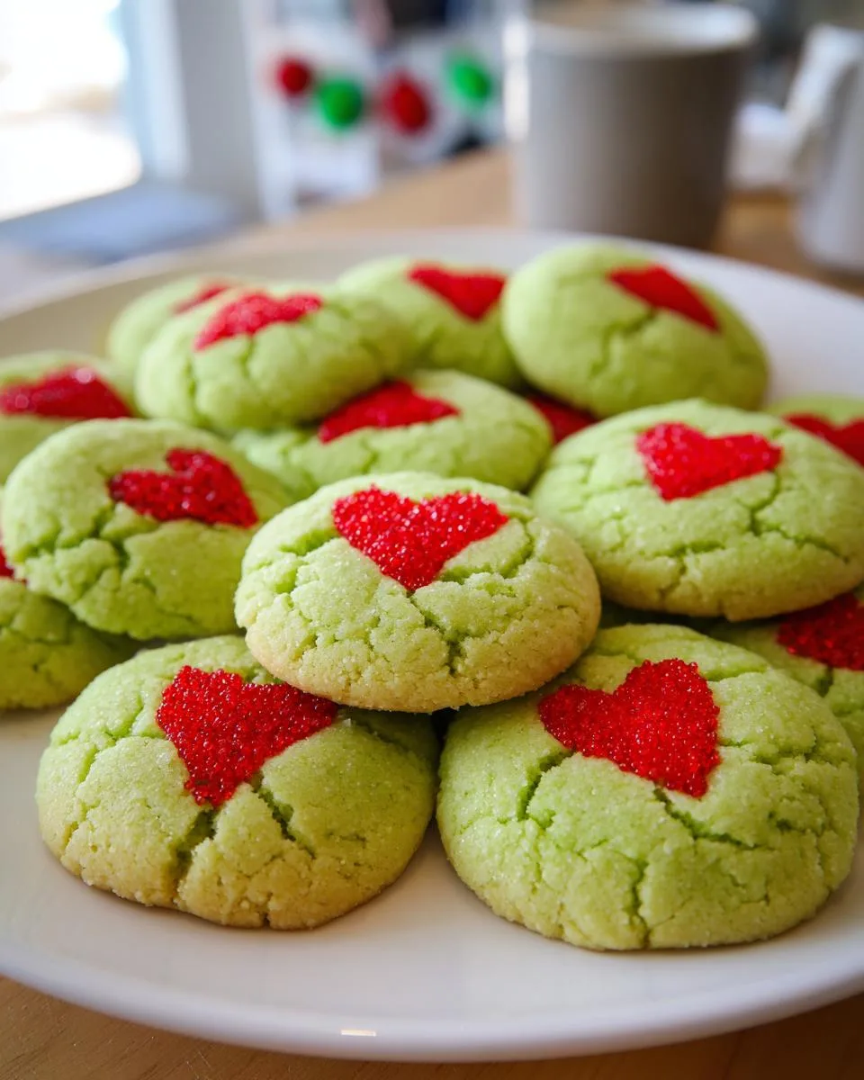 Grinch Sugar Cookies - detail 4