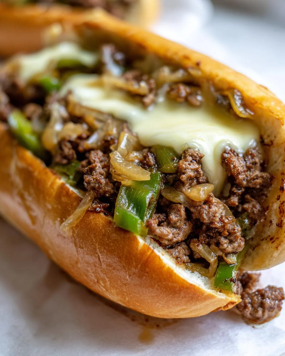 Ground Beef Philly Cheesesteaks - detail 2