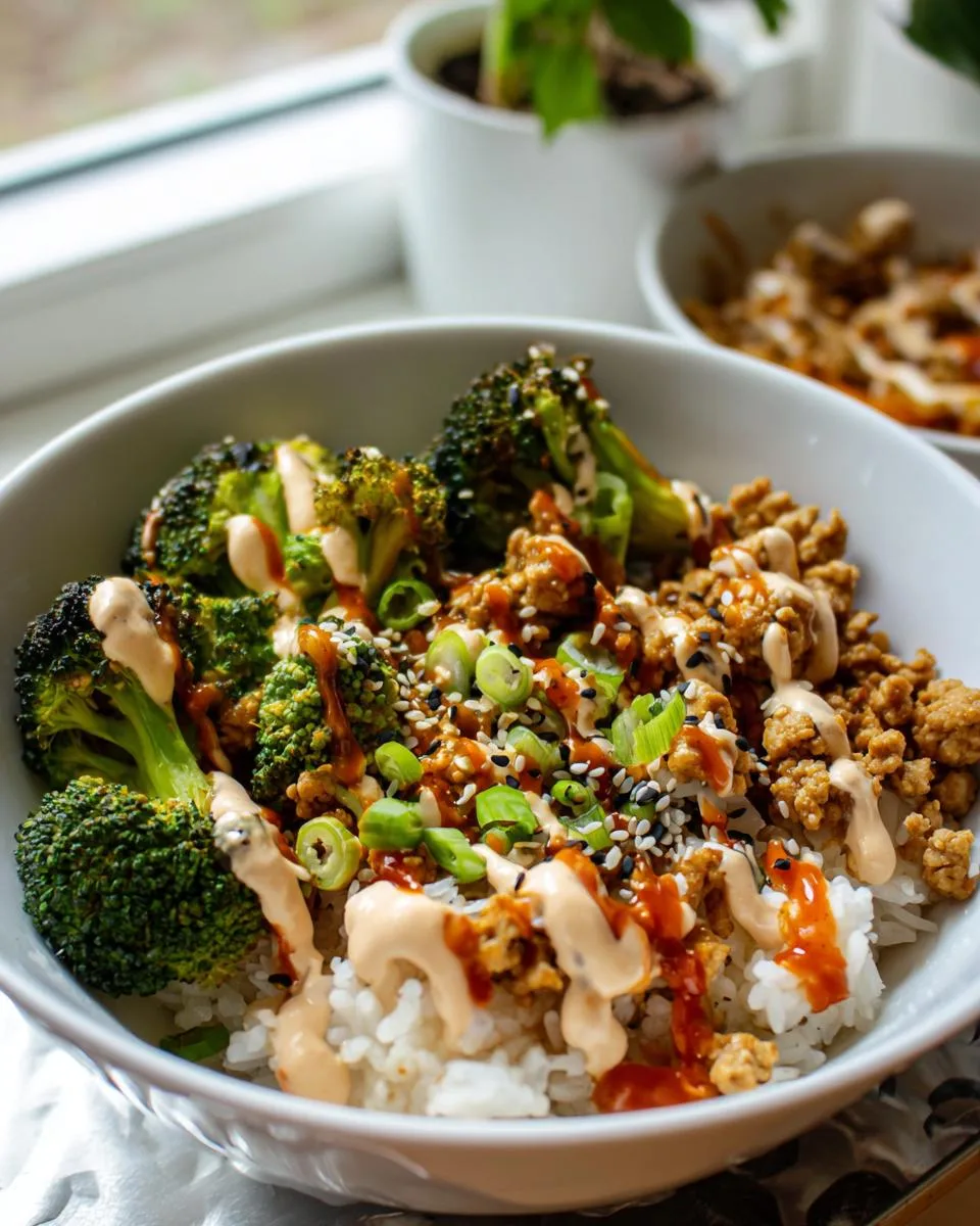 Ground Chicken Bowls - detail 3