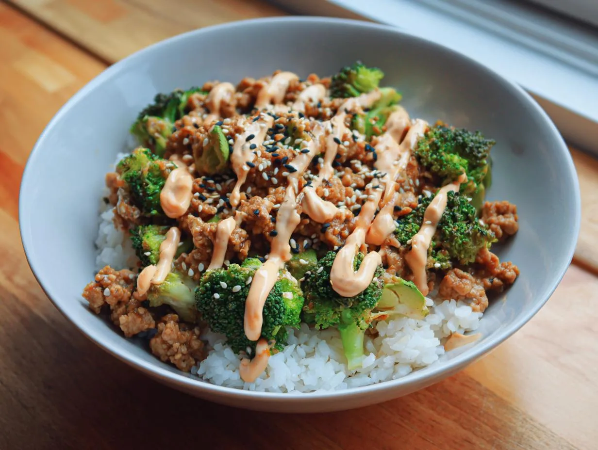 25-Minute Ground Chicken Bowls Packed with Flavor