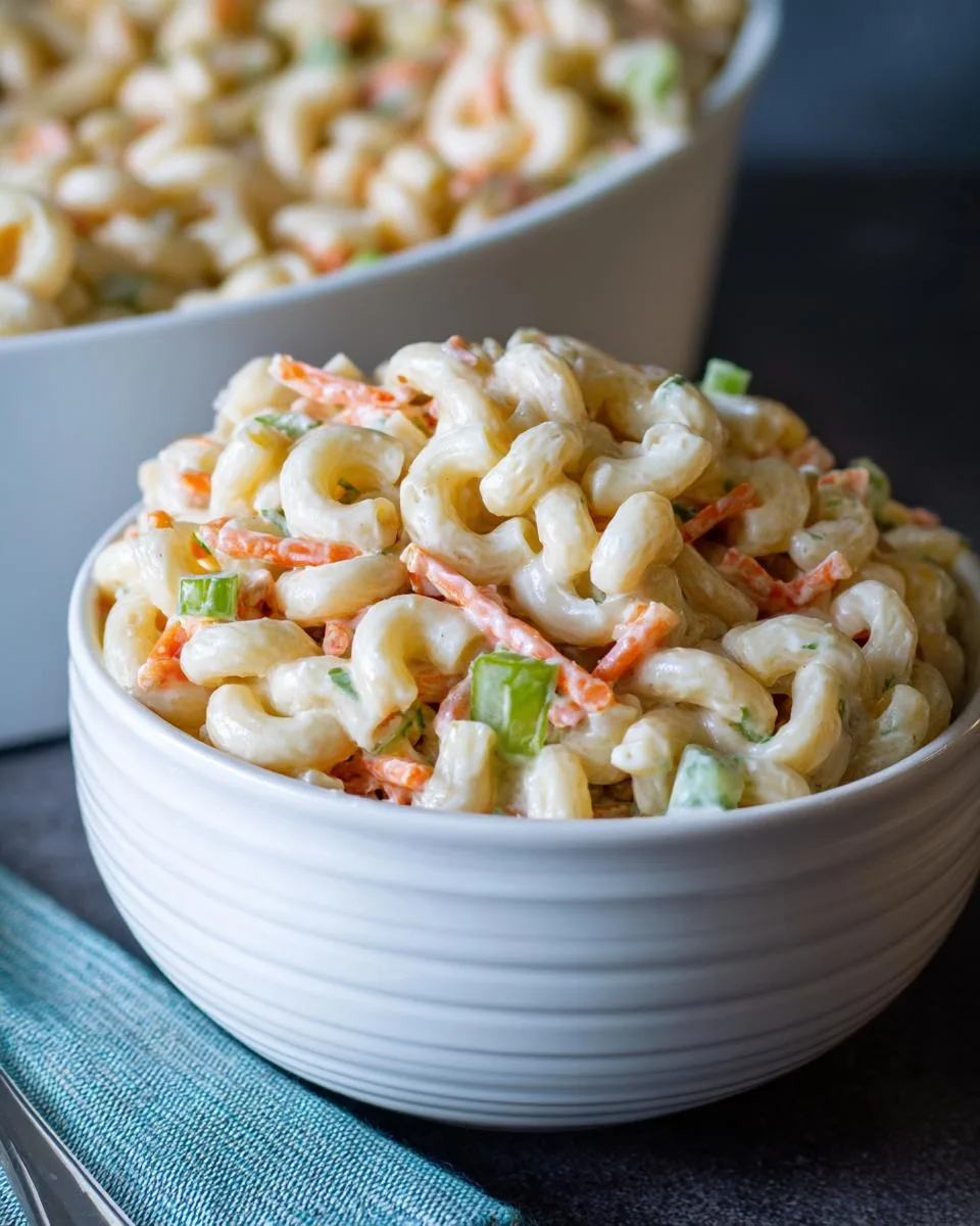 Hawaiian BBQ Macaroni Salad - detail 3