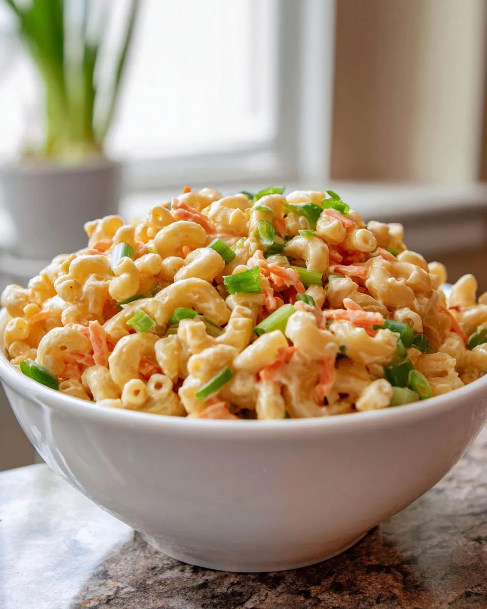 Hawaiian BBQ Macaroni Salad - detail 4