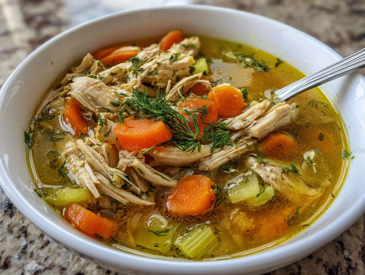 40-Minute Healthy Chicken Soup Recipe That Heals