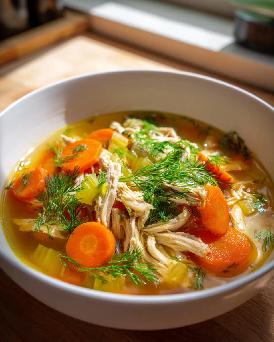 Healthy Homemade Chicken Soup - detail 3