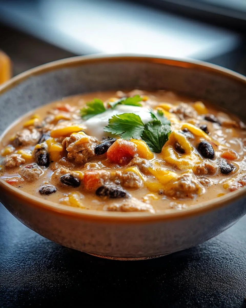 High Protein Taco Soup - detail 1