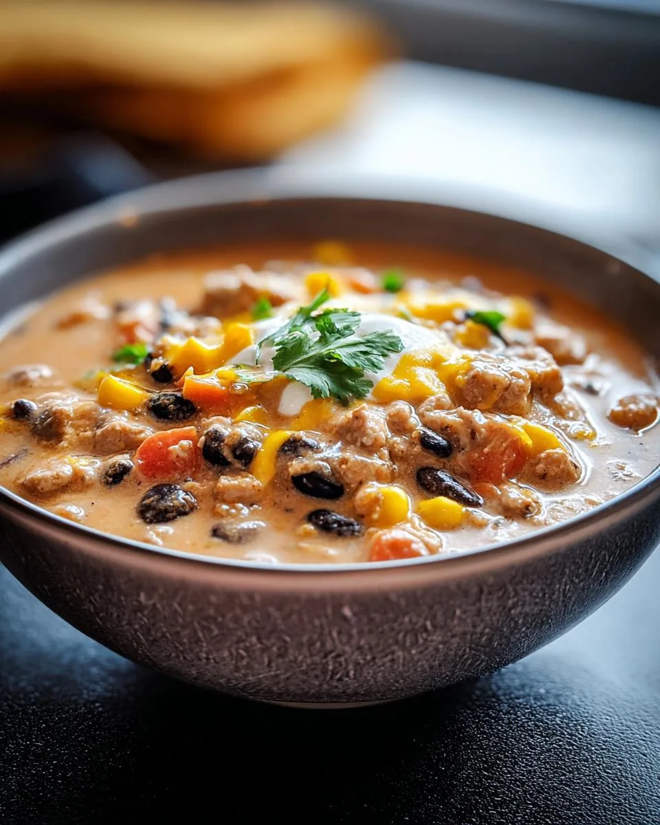 High Protein Taco Soup - detail 2