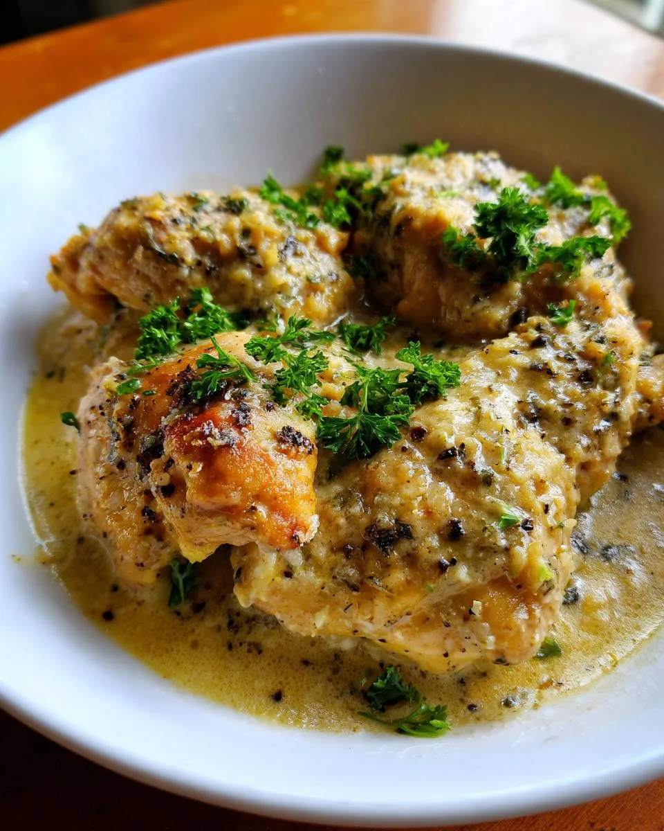 Keto Garlic Parmesan Chicken - detail 2