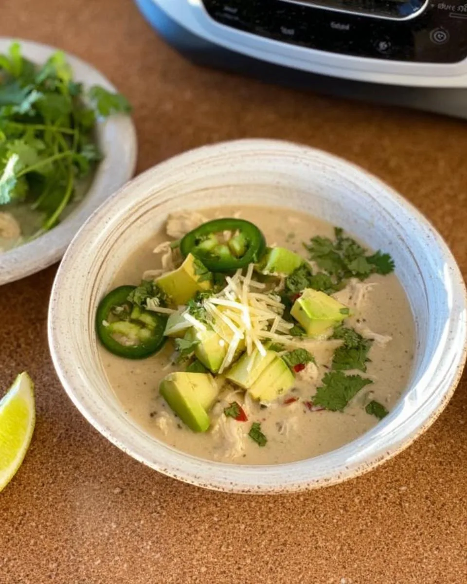 Keto White Chicken Chili - detail 4