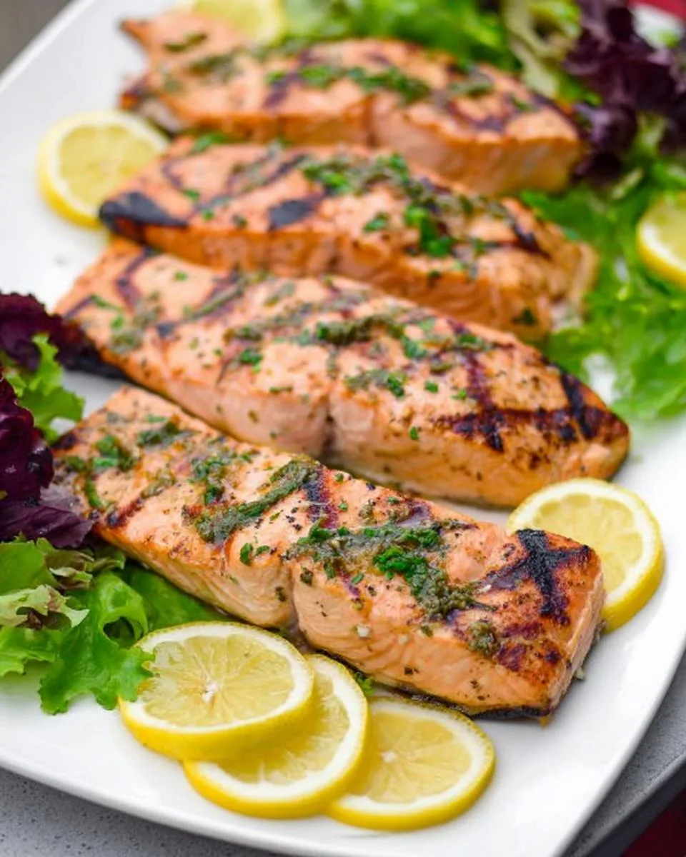 Lemon Grilled Salmon Fillet - detail 2