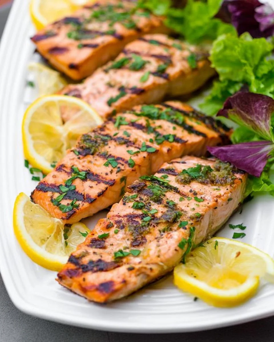 Lemon Grilled Salmon Fillet - detail 4