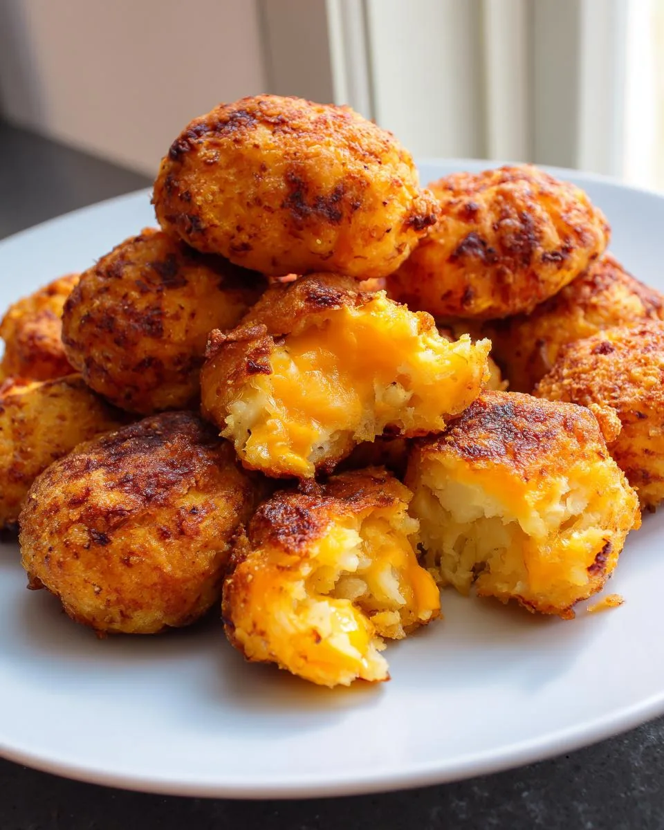 Mashed Potato Cheese Puffs - detail 4