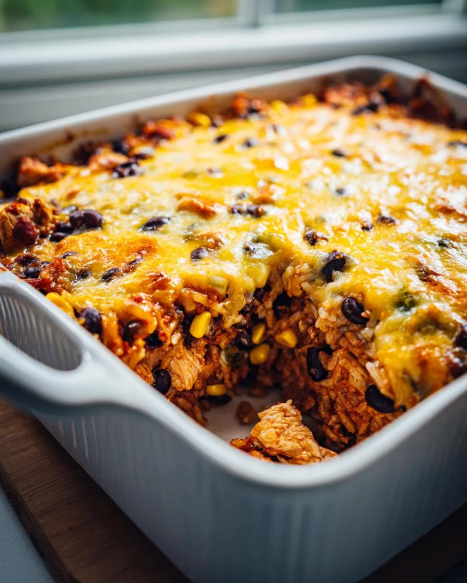 Mexican Chicken and Rice Casserole - detail 1