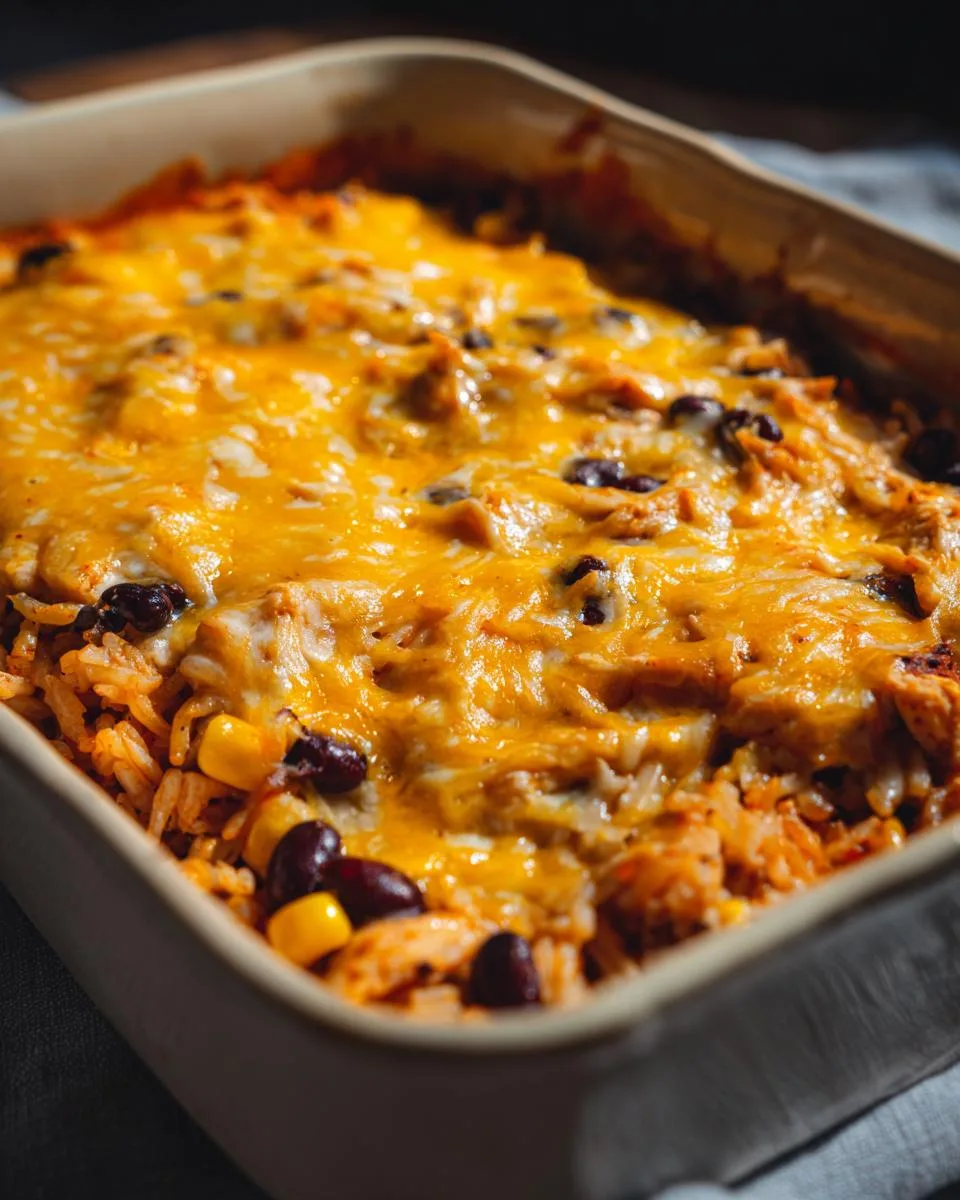 Mexican Chicken and Rice Casserole - detail 2