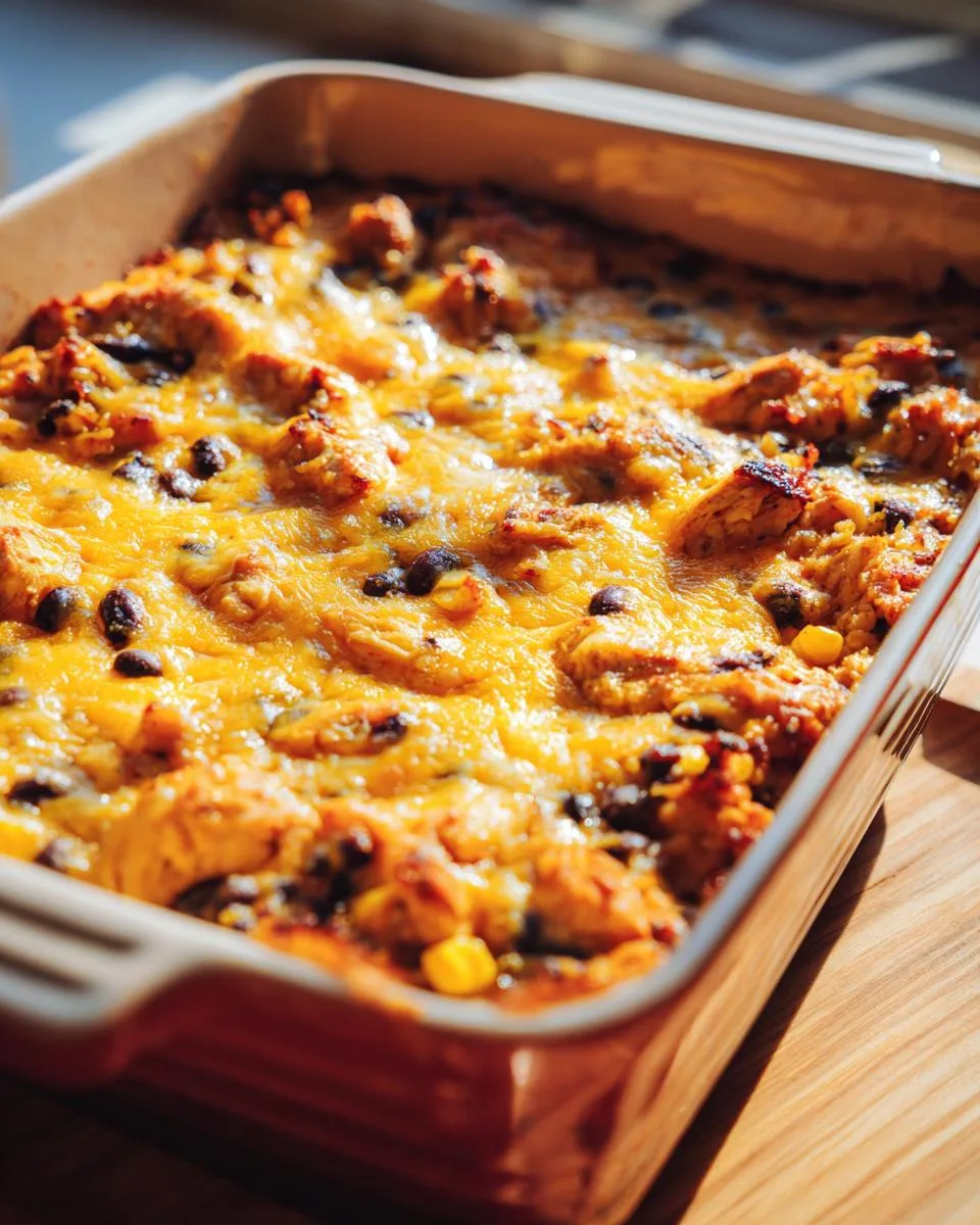 Mexican Chicken and Rice Casserole - detail 3