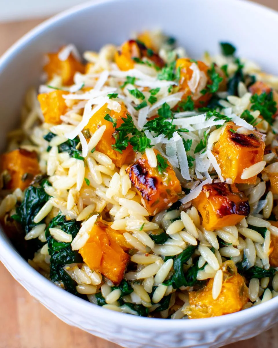 Orzo With Roasted Butternut Squash - detail 2