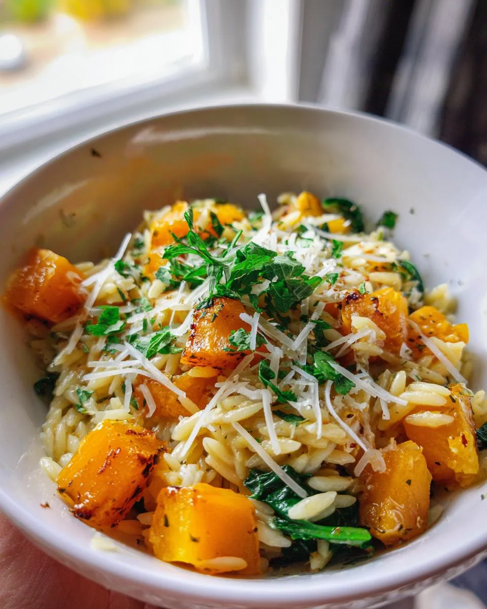 Orzo With Roasted Butternut Squash - detail 4