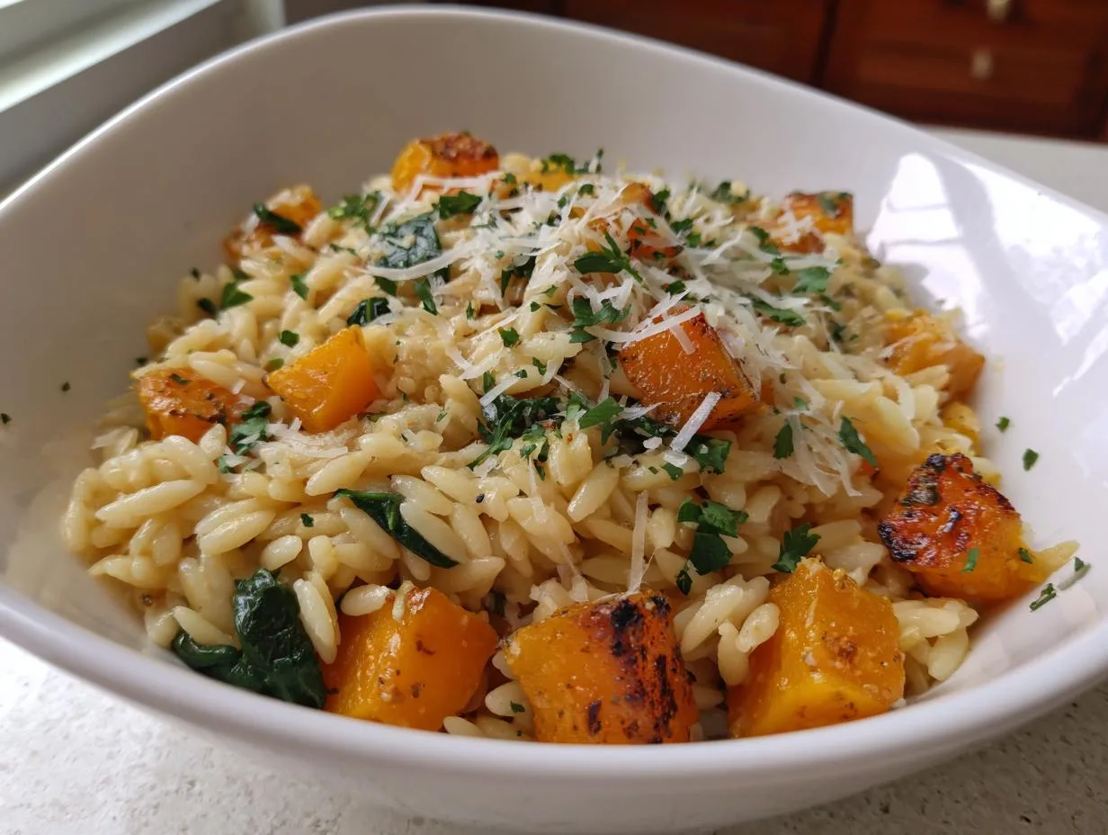 Orzo With Roasted Butternut Squash Recipe: Pure Comfort