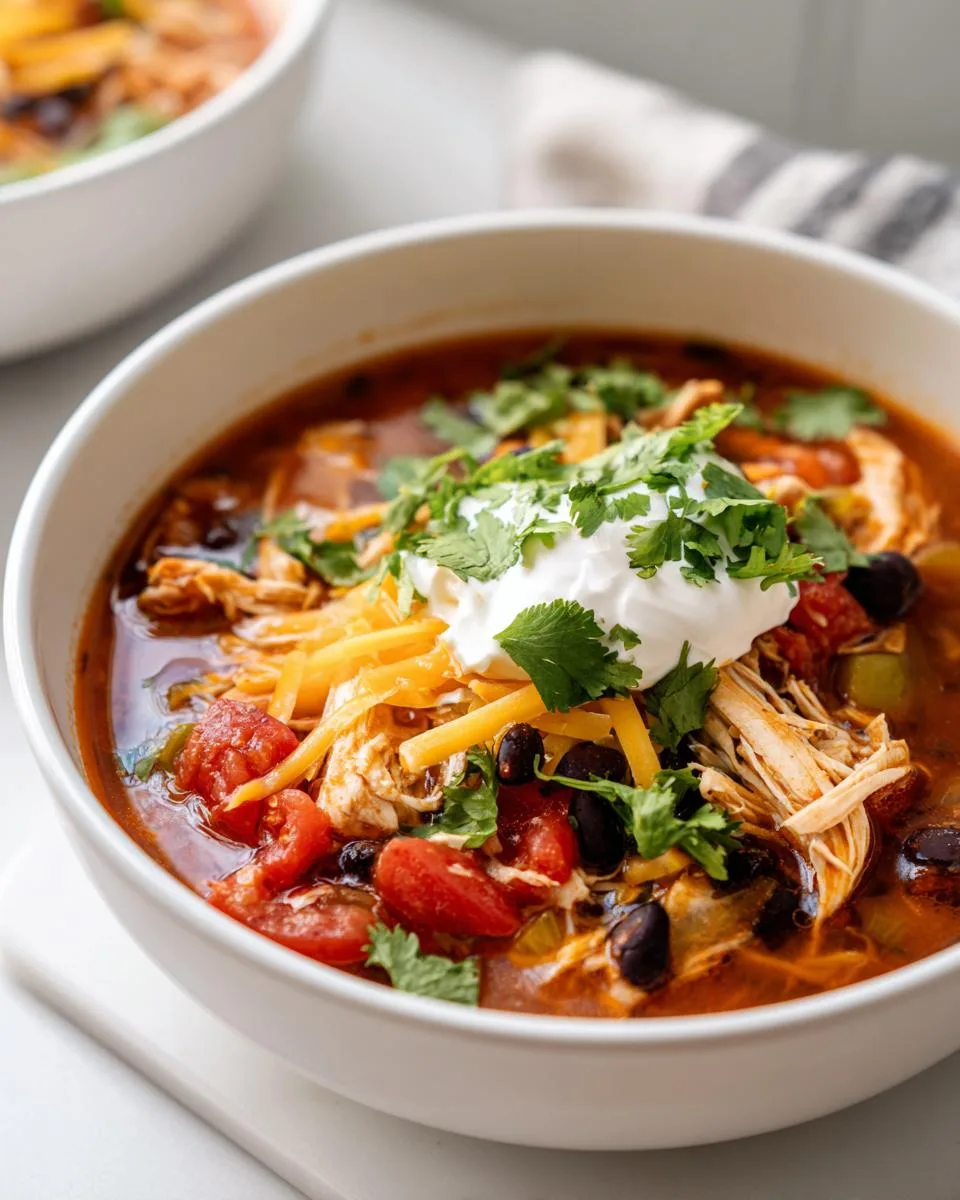 Protein-Packed Chicken Taco Soup - detail 4