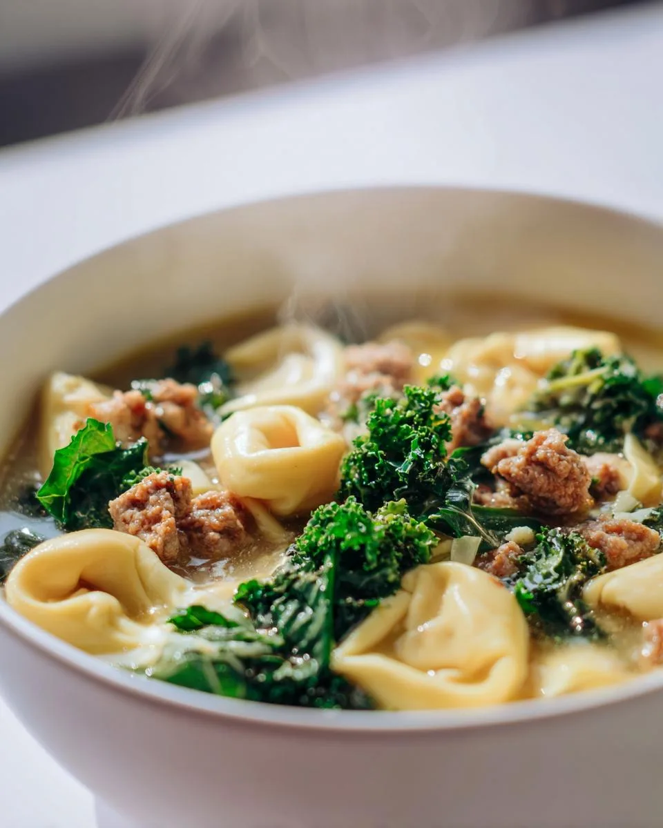 Sausage And Tortellini Soup - detail 3