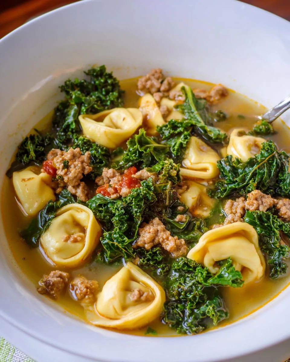 Sausage And Tortellini Soup - detail 4