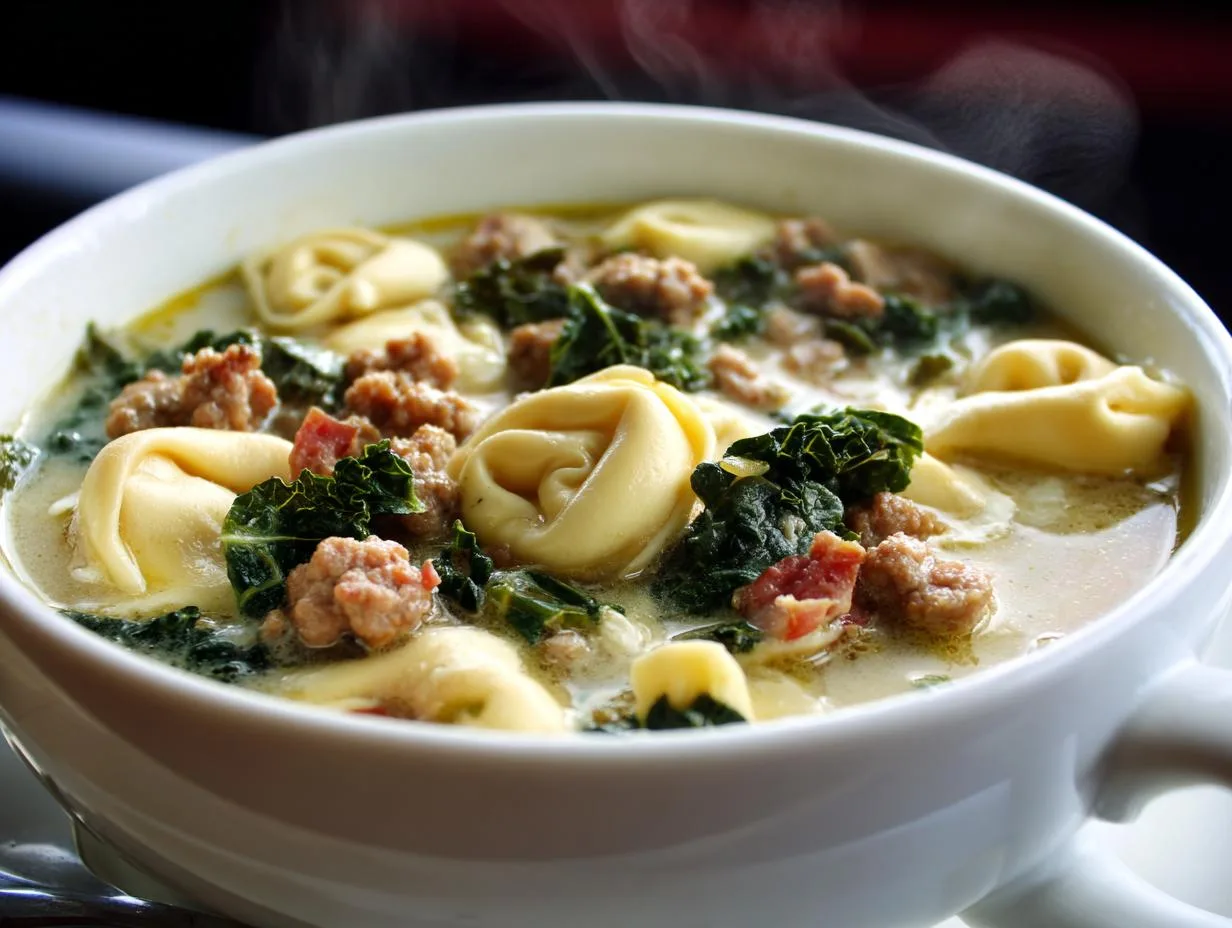 1-Pot Sausage And Tortellini Soup Will Warm Your Soul