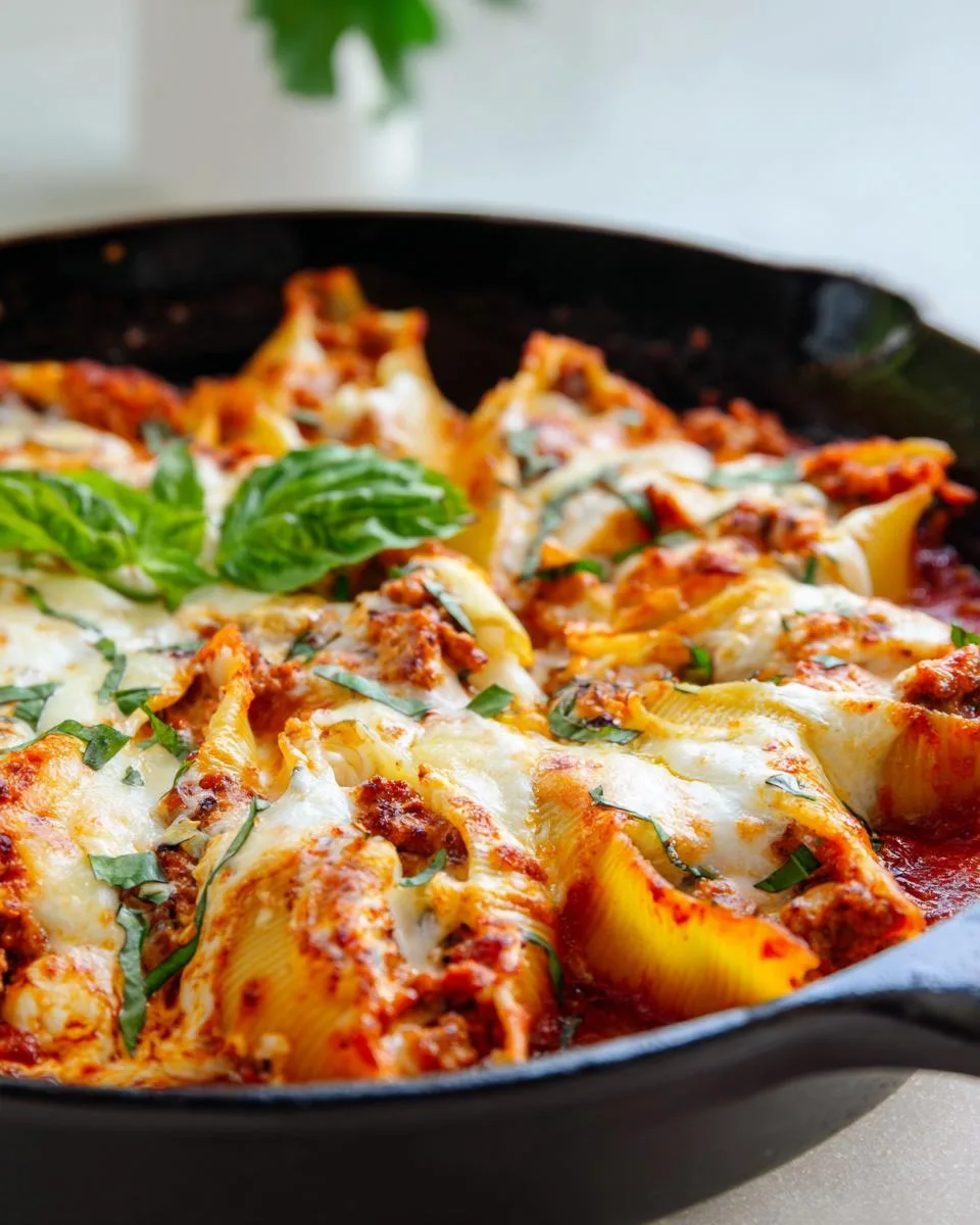 Sausage Stuffed Shells - detail 2