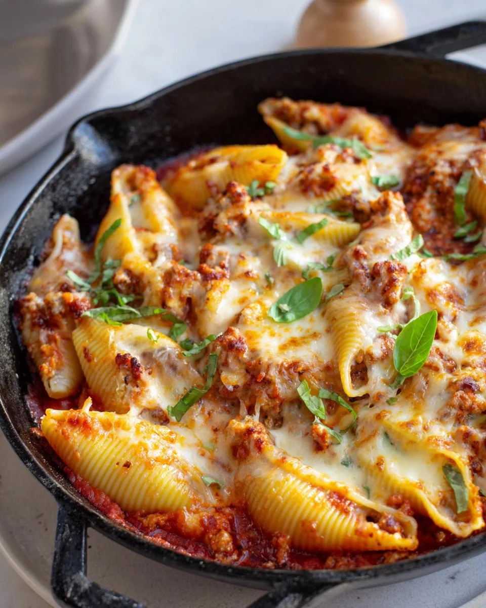 Sausage Stuffed Shells - detail 3