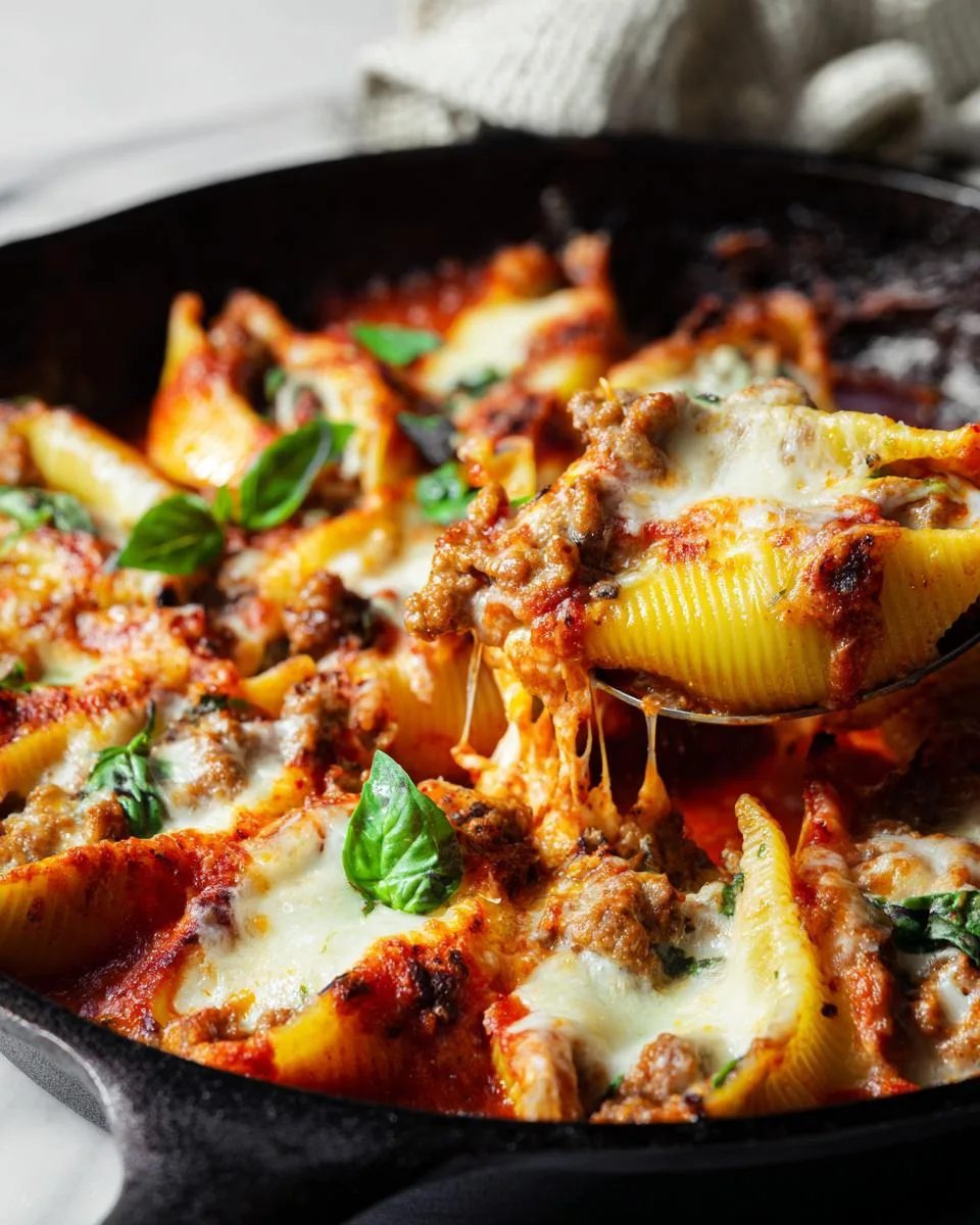 Sausage Stuffed Shells - detail 4