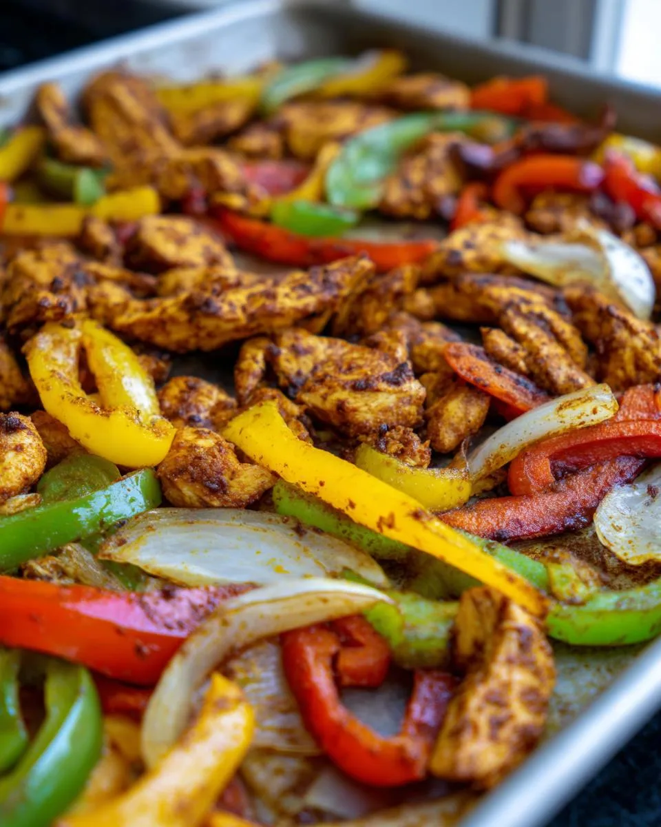 Sheet Pan Chicken Fajitas - detail 3