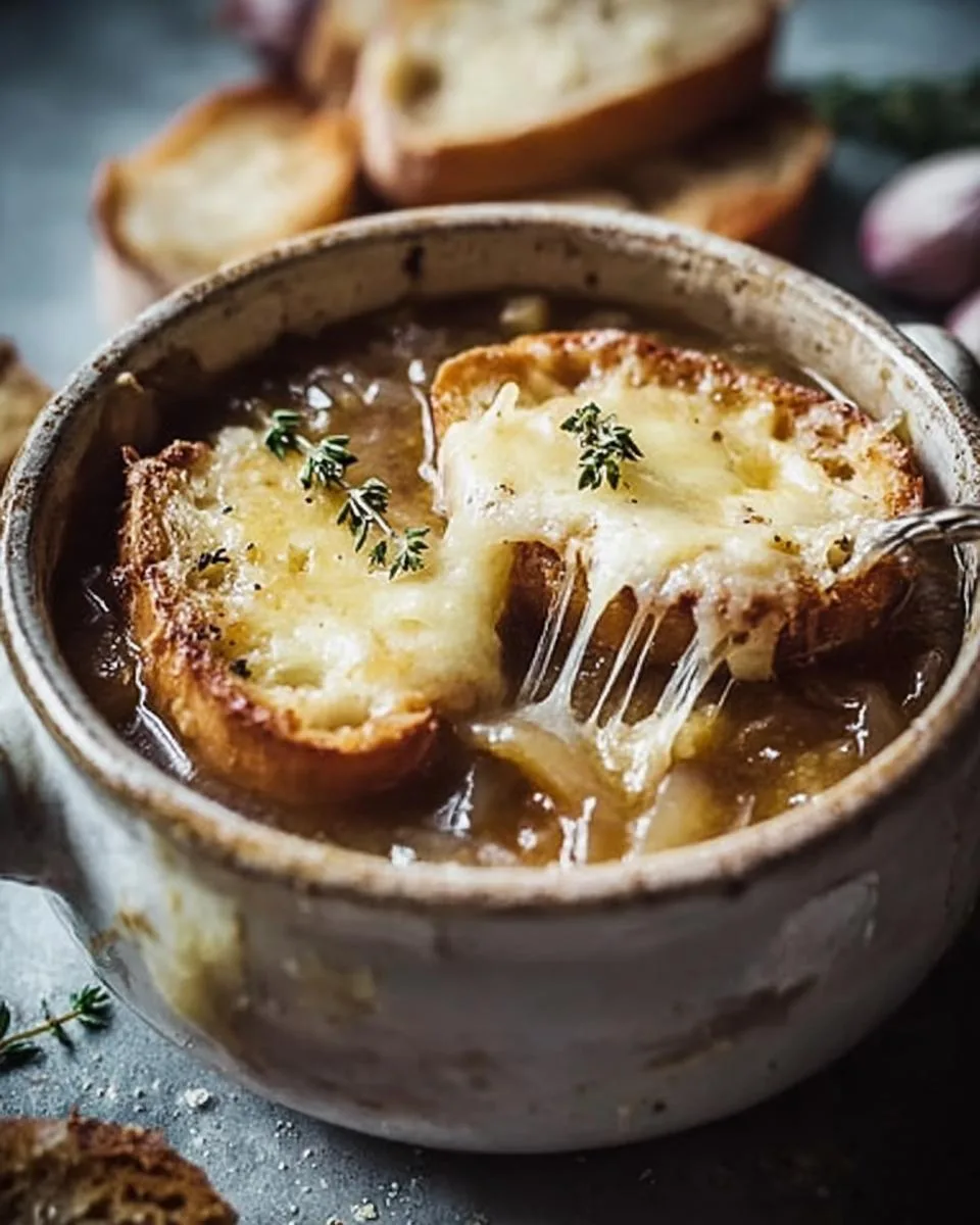 Slow Cooker French Onion soup - detail 4