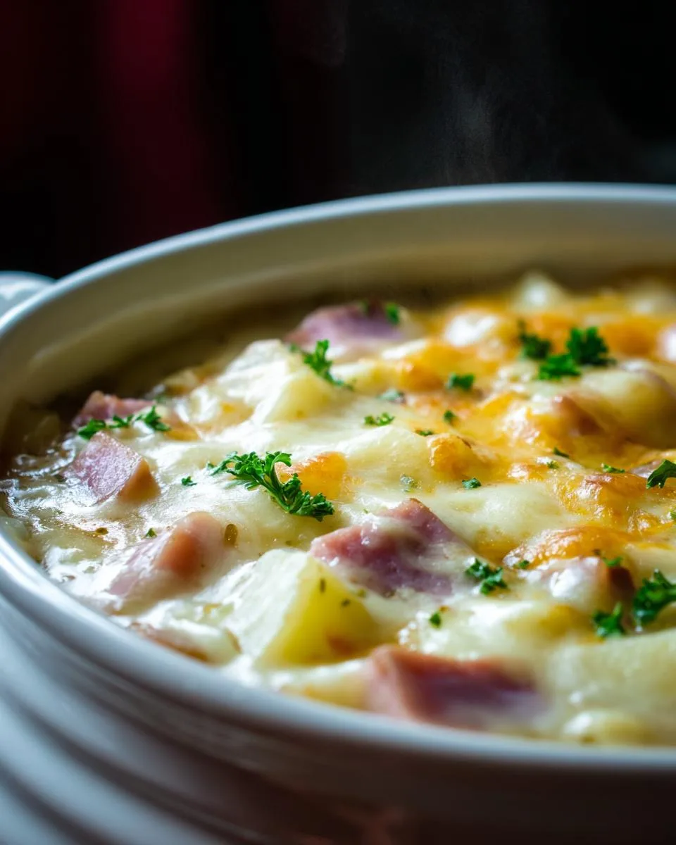 Slow Cooker Ham Cheese Soup - detail 4