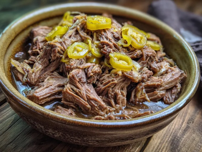 Slow Cooker Mississippi Pot Roast