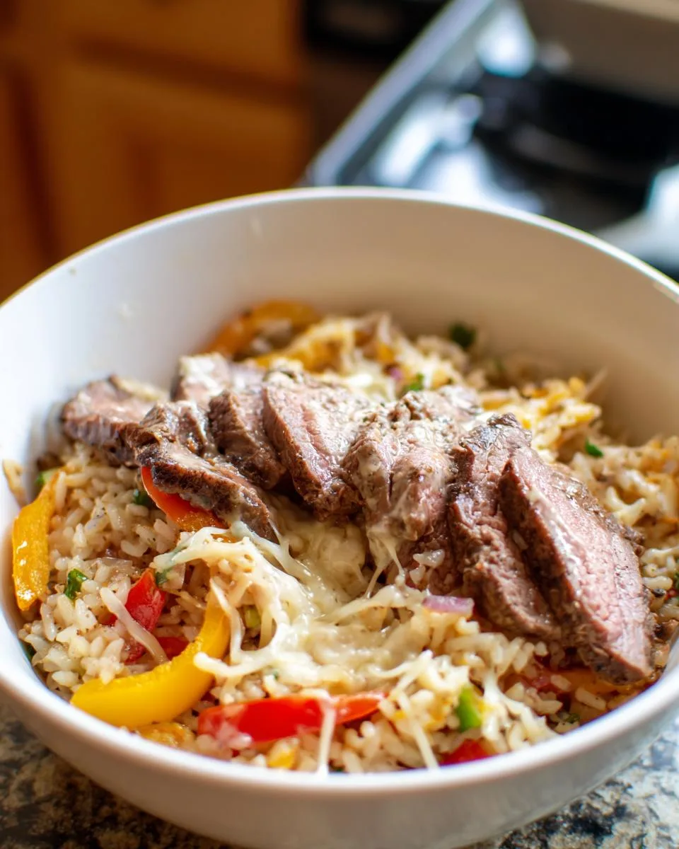 Steak and Queso Rice - detail 1