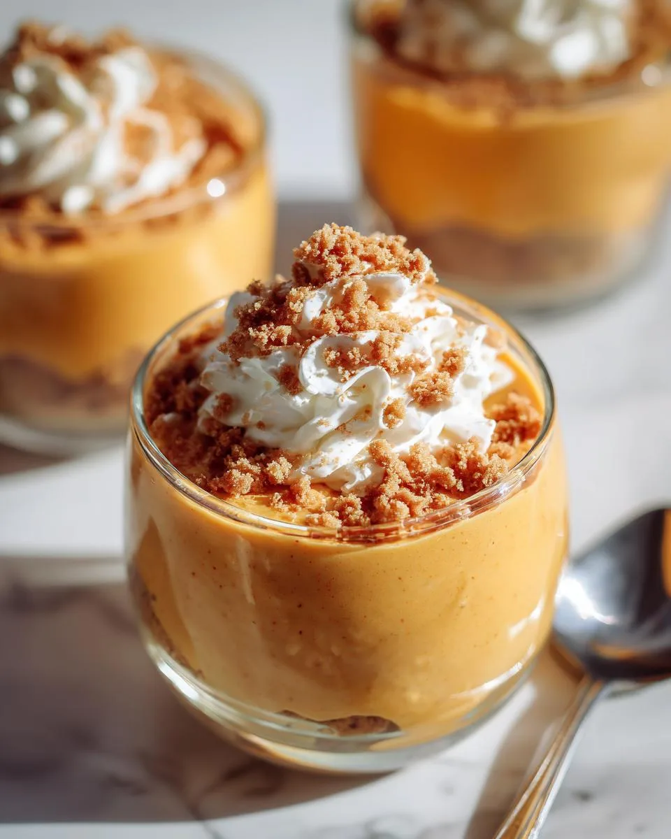 pumpkin cheesecake mousse - detail 3