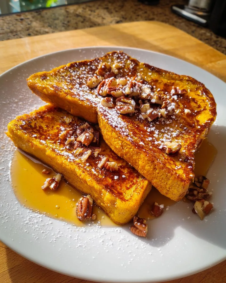 pumpkin french toast breakfast - detail 4