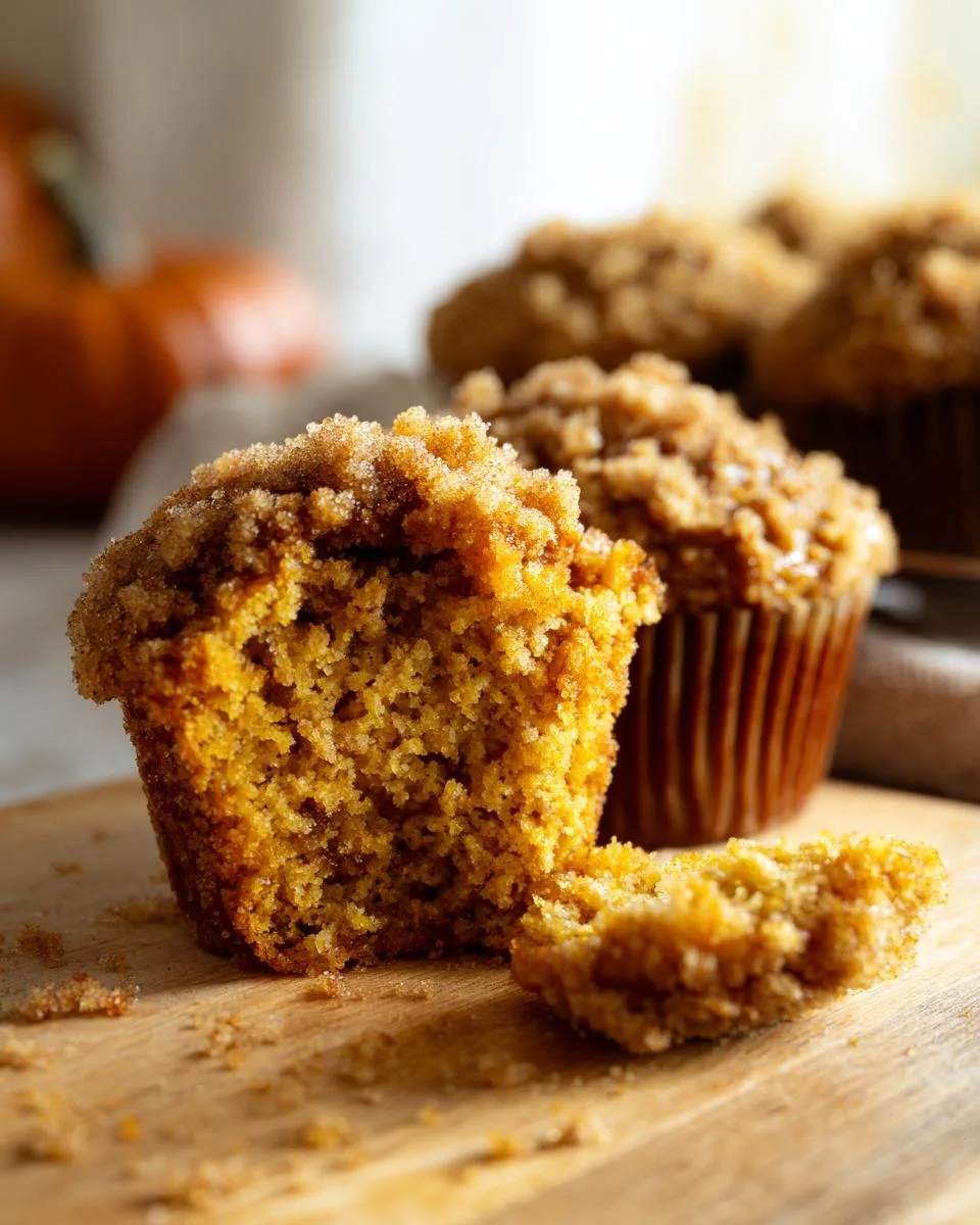 sugar free pumpkin muffins - detail 2