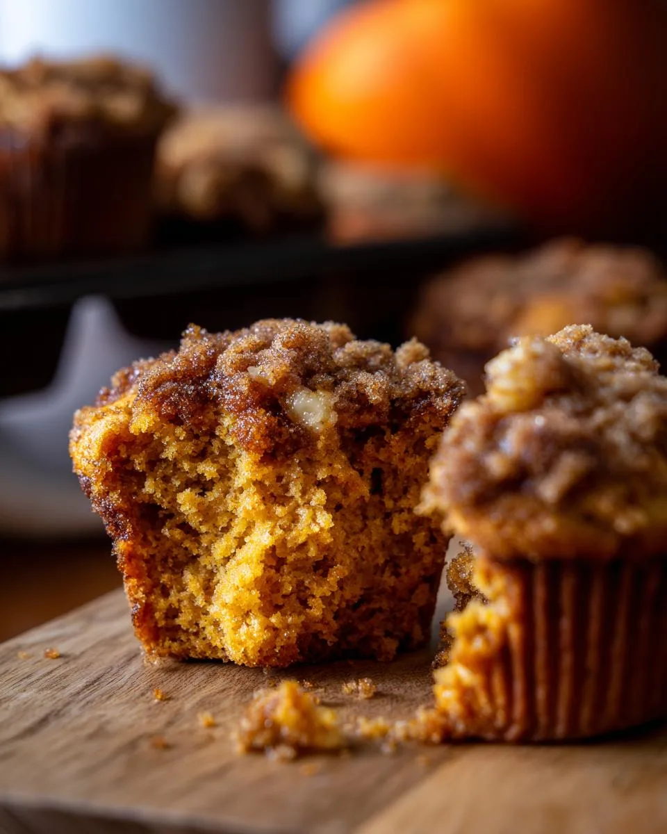 sugar free pumpkin muffins - detail 3