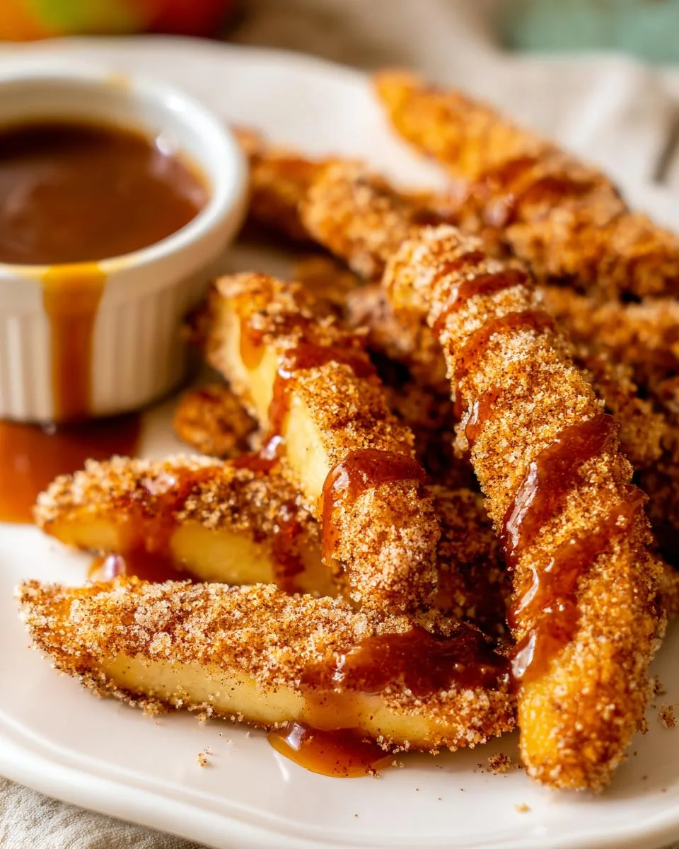 Air Fryer Apple Fries - detail 1