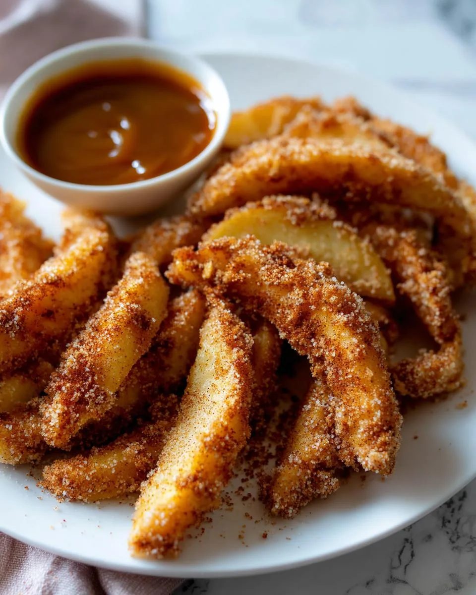 Air Fryer Apple Fries - detail 2