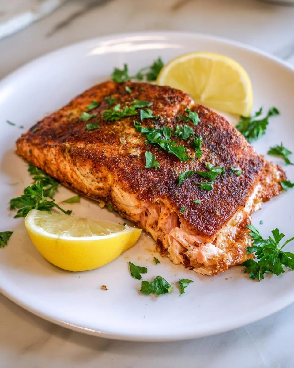 Air Fryer Salmon - detail 1